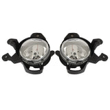 For 2013-2015 Chevy Spark Fog Lights Left+Right Side Bumper Driving Lamps Black