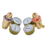 OXYGEN & ACETYLENE Regulators Fit Victor Gas Torch Cutting Solid Brass 4 Welding