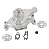 Labwork Water Pump Short Style Polished For SB Chevy 283-350 V8 Aluminum 1955-85