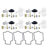 4Sets Carburetor repair kit diaphragm Float FOR KAWASAKI Zx6R Zx600 ZZR600