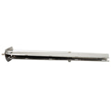 30" Straight Mud Flap Hanger Stainless Steel 1 1/8 Bolt Semi Truck Tapered