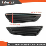 Labwork Fog Light Lamp Covers For 2015-2018 Ford Focus Driver & Passenger Side