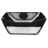 Labwork Front Bumper Grille Chrome+Black For Nissan Maxima 2016-2017 Plastic