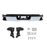 Labwork Rear Bumper Assembly For Sierra Silverado 2500HD 3500HD 2015-2019 Chrome