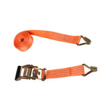 1.5 Inch x 15 Feet Ratchet Straps J Hooks Heavy Duty Tie Down 4000 lbs 20-Pack