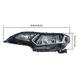 Labwork Left+Right Headlight For Honda Fit EX/DX/EX-L/LX/SE 2015-2017 Halogen H4