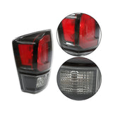 Labwork Driver Left Side Tail Lights Fit For 2020-21 Toyota Tacoma TRD Pro Black