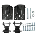 Labwork Rear Leaf Spring Hanger Bracket Shackle Kit For 1999-2013 Silverado 1500