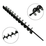 New 2" x 24" Black Auger Drill Bit For Garden Plant Flower Planter Spiral