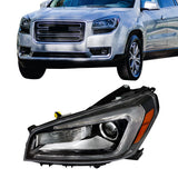 Labwork Left LH Headlights For GMC Acadia 2013-2016 Halogen Projector W/LED DRL