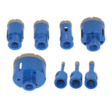 8-Pcs M14 Diamond Hole Saw Set 6-68mm for Tile, Porcelain, Marble, Granite