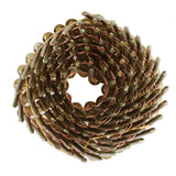 New 7200Pcs 0.12 ?? 1-3/4" 15Deg Galvanized Coil Roofing Nail 3/8" Head Diameter