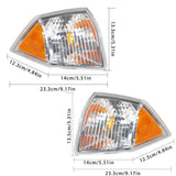 Labwork LH+RH Marker Signal Blinker Corner Light For Jeep Compass 2007 2008-2010