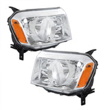 Labwork Left+Right Halogen Headlights Assembly For Honda Pilot 2009-2011 Chrome