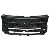 Labwork Front Hood Bumper Upper Grill For Ford Explorer SUV Sport 2018-19 Black