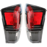 Labwork Rear Left+Right Tail Light Lamp For Toyota Tacoma 2016-2021 Black Bezel