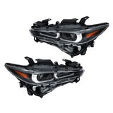 Labwork Pair Front Headlights For 2022-24 Mazda CX-5 Clear Lens Non-AFS&LED DRL