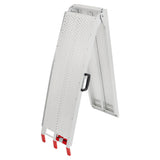89" Motorcycle Folding Loading Ramp Aluminum Dirt Bike Trailer Lawnmower 550lbs