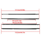 Labwork Window Moulding Trim Weatherstrip For Toyota Camry 2007 2008-11 Chrome