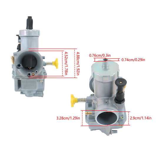 28mm Intake Carburetor for Kawasaki KX80 KX100 KX125 & Suzuki RM80 RM85 RM85L