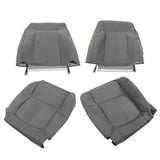 Labwork Seat Cover Left RIght For 2011-2013 2014 Ford F150 Top Bottom Cloth Gray