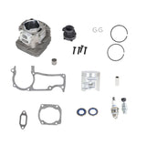 New 50MM Cylinder Piston Gasket Kit For 365 372XP X-Torq Husqvarna Chainsaw