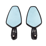 Motorcycle 7/8" Handle Bar End Rearview Side Mirrors For Yamaha Honda Universal