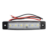 Marine Boat 6 LED White Lamps Cabin Deck Courtesy Light Stern Transom Lights ×10