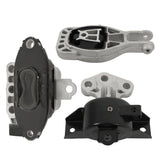 3 Pcs Motor Mount Torque Strut Mount and Transmission Mount Kit Replacement for Chevrolet Sonic 1.4L 2012-2020 Replacement for Chevrolet Sonic 1.8L 2012-2018 A5595 A5726 A5922