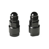 labwork 2X Fuel Rail EFI Fitting 6AN to 5/16" Quick-Disconnect Screw-On Adapter