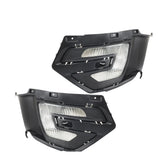 Labwork Left+Right Side Fog Lights For 2016-2017 Ford Explorer Halogen W/Bezel