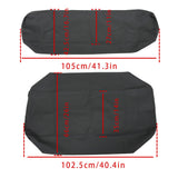 Seat Cover For Kawasaki Mule 2500 2510 3000 3010 UTV Diesel 4X4 Black