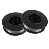 2Pcs E71T-GS .035 Inch 0.9mm Gasless Flux Core Mild Steel MIG Welding Wire 20Lbs