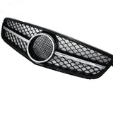 Labwork Front Grille For Mercedes Benz C63 C-Class W204 2008-2013 Chrome Black