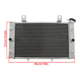 For Yamaha Rhino 700 All Engine YXR700F 4x4 Aluminum Radiator 2008-2013