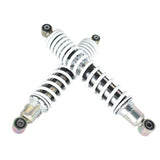 2 x Front Shocks Absorber Spring White for Yamaha Banshee 350 YFZ350 1987-2006
