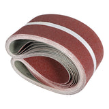 12 Pcs Sander Sandpaper 4Inx36In Sanding Belt 60/80/120/150/240/400 Grit Belt
