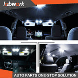 Labwork Dome Light For 2004-2012 Ford F150 Interior White LED Package Kit 16PCS