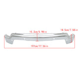 Labwork Steel Front Bumper Face Bar W/ Holes For 22-23 Chevrolet Silverado 1500
