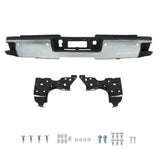 Labwork Rear Bumper Chrome For Silverado Sierra 2500 3500 2015-2019 Steel W/Park