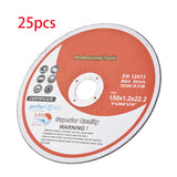 Cut-off Wheel 6" x .045" x 7/8" - Metal & Stainless Steel Cutting Discs 25 Pack