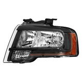Driver Side Headlight Assembly Black Replacement for Expedition 2015 2016 2017 Headlamp Assembly LH Replacement for FL1Z13008K