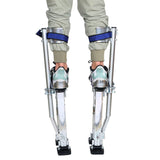 Aluminum Alloy Stilts Adjustable 15" - 23" Fits For Stilt Painters Walking Tool