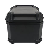 Motorcycle Top Case 45L Waterproof Rear Tour Box with Security Lock Helmet Case
