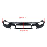 Labwork For Ford F150 2021-23 Front Bumper Face Bar 5PCS Black W/ 6 Sensor Holes
