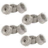 2-1/2" 0.09" Ring Shank 15 Degree Wire Coil Stainless Steel Siding Nail 3600Pack