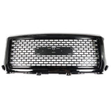 Labwork Front Upper Grill For 2014-2015 GMC Sierra 1500 Glossy Black Plastic