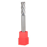 5 Pcs 1/4" 4 Flute 2-1/2" Overall Length 3/4" LOC Carbide End Mill- TiALN COATED