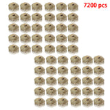 New 7200Pcs 0.12 ?? 1-3/4" 15Deg Galvanized Coil Roofing Nail 3/8" Head Diameter