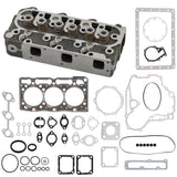 Complete Cylinder Head + Full Gasket Set For Kubota Engine D1005 16027-03043 New